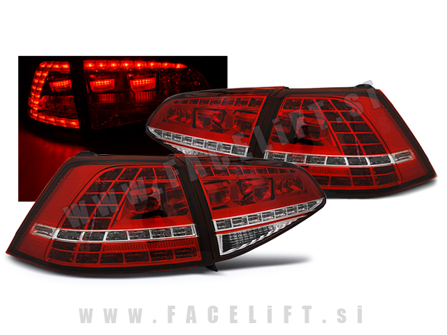 VW Golf 7 / 5G (12- ) / zadnje LED luči / GTI izgled