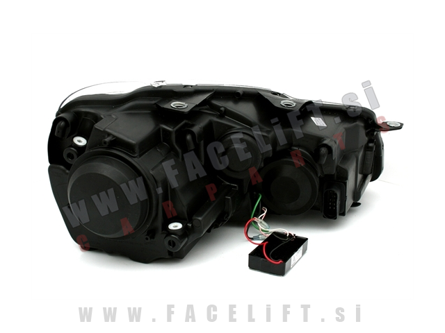 VW Golf 6 / 5K (08-13) / žarometi z LED dnevnimi lučmi in lečo