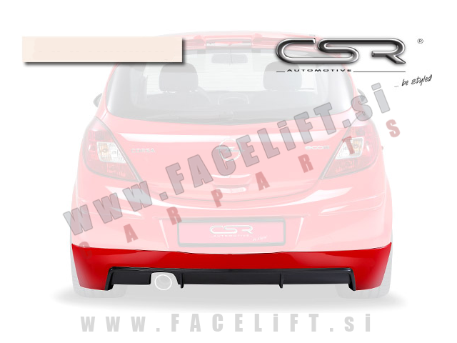 Opel Corsa D / (06-10) / difuzor zadnjega odbijača