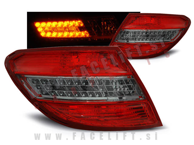 Mercedes C W204 Limuzina 07-11 zadnje LED luči Mercedes C W204 Limuzina 07-11 zadnje LED luči