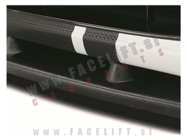 BMW 5 E60 E61 M 03-10 podaljšek sprednjega odbijača črni (mat)