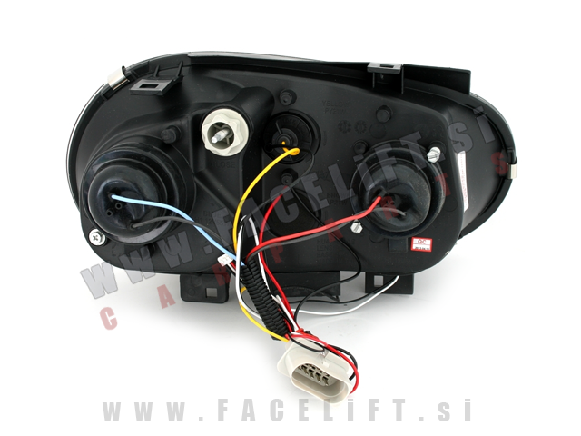 VW Golf 4 / 1J (97-03) / žarometi z LED Devil Eyes in lečo