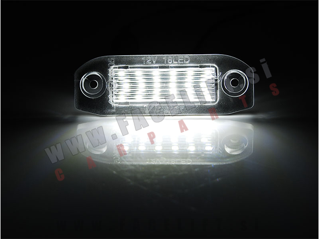 Volvo XC70 07-13 LED osvetlitev registrske tablice z ohišjem