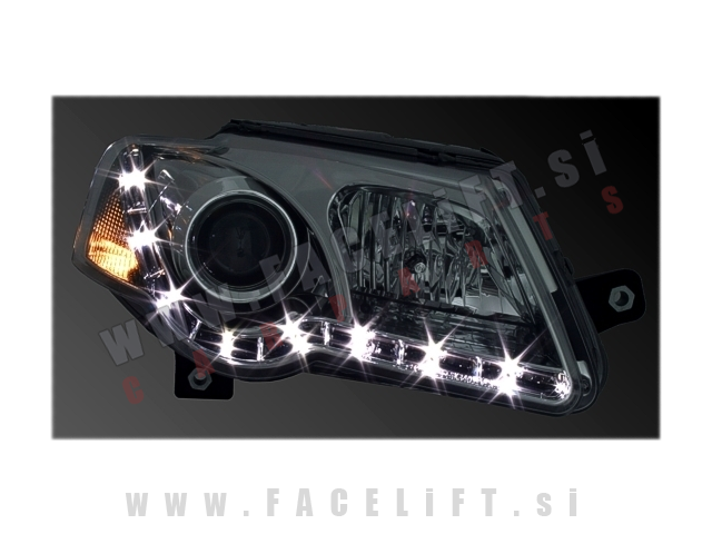 VW Passat / 3C (05-10) / žarometi z LED Devil Eyes in lečo VW Passat / 3C (05-10) / žarometi z LED Devil Eyes in lečo