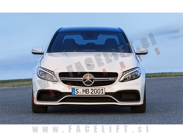 Mercedes C S205 W205 14-18 sprednji odbijač AMG C63 izgled PDC Mercedes C S205 W205 14-18 sprednji odbijač AMG C63 izgled PDC