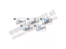 Chevrolet / Lacetti (05 - ) / silikonske brisalne metlice BOSCH AEROTWIN AR728S Chevrolet / Lacetti (05 - ) / silikonske brisalne metlice BOSCH AEROTWIN AR728S