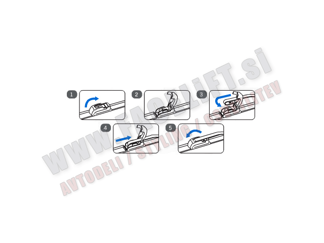 Mazda / 6 (02-07) / silikonske brisalne metlice BOSCH AEROTWIN AR728S Mazda / 6 (02-07) / silikonske brisalne metlice BOSCH AEROTWIN AR728S